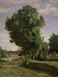 Rand eines Dorfes bei Beauvais, c.1850